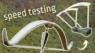 Handcrafted Bow and Arrow - Speed Testing
