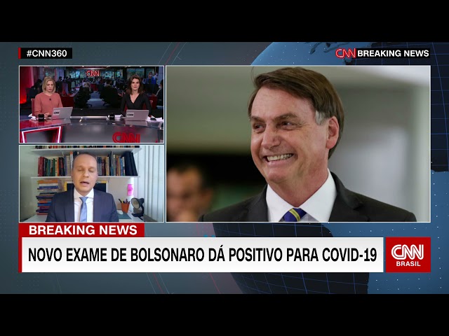 Bolsonaro diz que novo exame para Covid-19 deu positivo