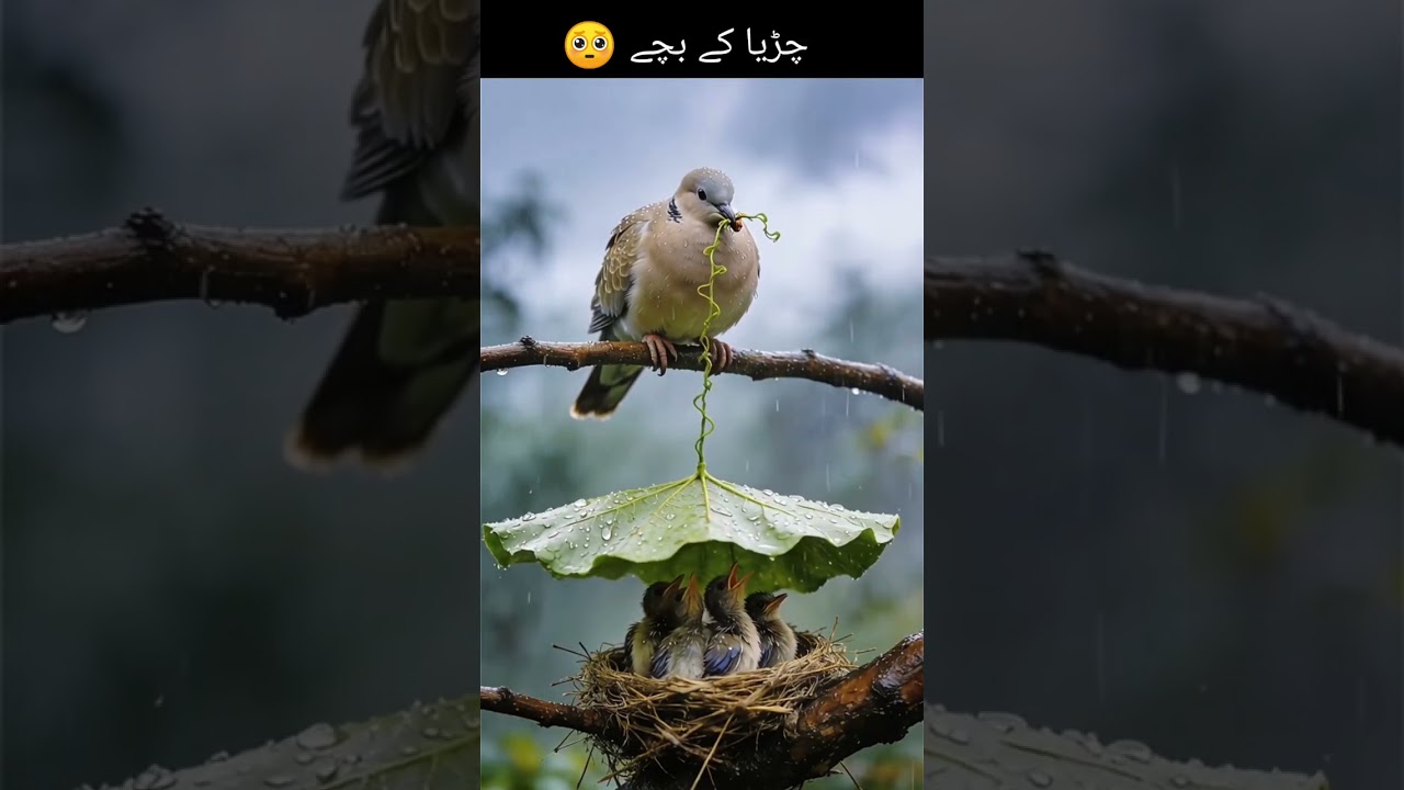 chirya k bachy Barish mein#ViralStrategy #trendingnow #goingviral #trendingshorts #cartoonvideo