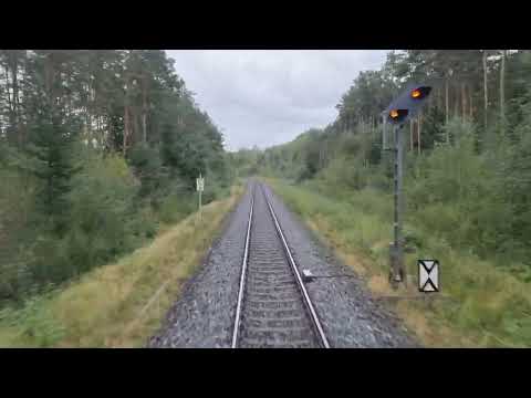 Führerstandmitfahrt. Schwandorf - Cham - Furth im Wald - Cham.  Alex. Cabview BR-223.. Train.