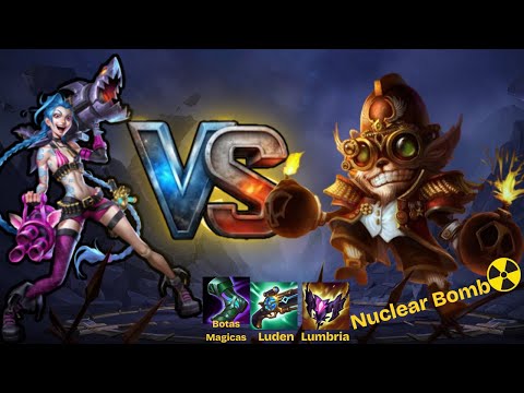 ZIGGS ADC VS JINX DESTRUCTOR DE TORRETAS Y CARRIL