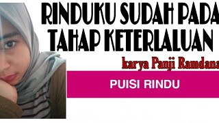 Download lagu RINDUKU SUDAH PADA TAHAP KETERLALUAN | Puisi Panji Ramdana mp3 Download lagu RINDUKU SUDAH PADA TAHAP KETERLALUAN | Puisi Panji Ramdana mp3