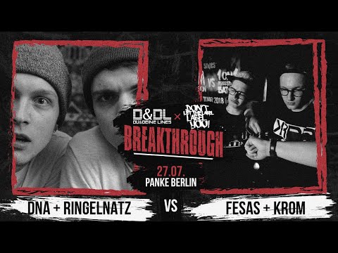 DNA + Ringelnatz vs Fesas + Krom // DLTLLY RapBattle (Berlin) // 2019
