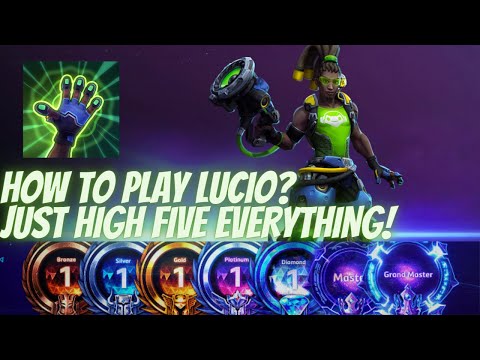 Lucio High Five - HOW TO PLAY LUCIO? HIGH FIVE EVERYTHING! - B2GM Season 5 (Masters)