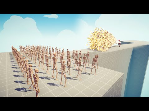 100x SKELETONS vs EVERY GOD - Totally Accurate Battle Simulator