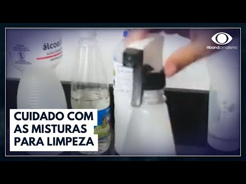 Cuidado: misturar produtos pode fazer mal à saúde | Jornal da Band