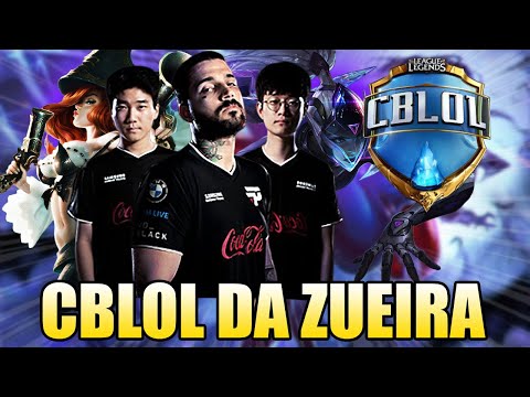 BRTT PISTOLA COM COREANOS E VAYNE TOP - CBLOL DA ZUEIRA