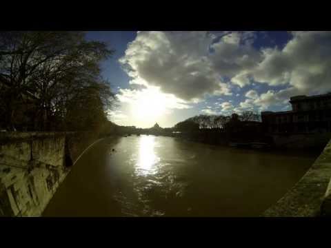 Timelapse Gopro Hero 3 - Roma, Tevere e San Pietro dal ponte Umberto I