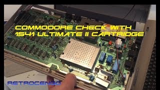 Commodore 64 check with 1541 Ultimate II cartridge inside look