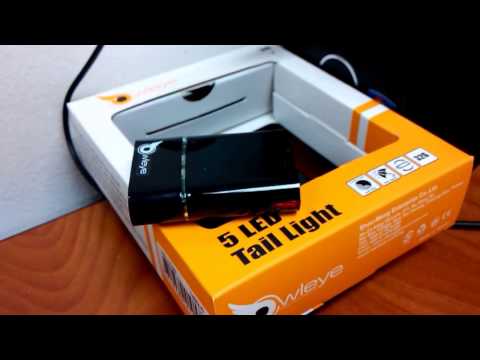 OWLEYE HighLux 5R - Rear safety light for bicycle