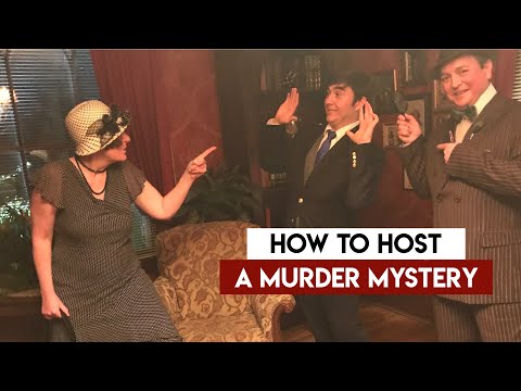 How to Host a Murder Mystery Party (Step by Step Instructions from Gameplay to Food & Decor)