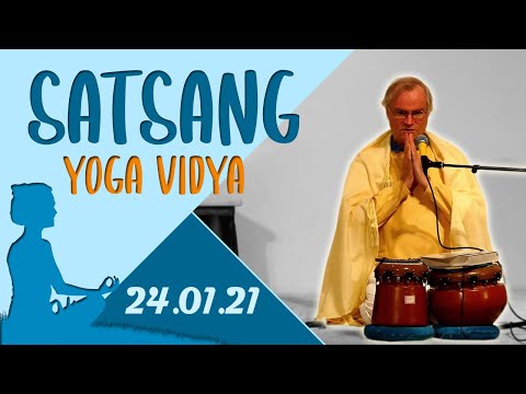 Satsang + Meditation, Mantra und Kirtan mit Sukadev - Yoga Vidya Ashram Live 7:00 - 24.01.2021
