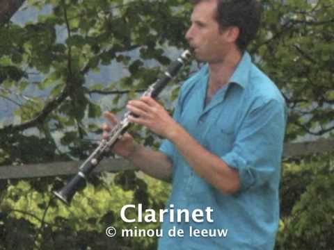 Clarinetist Dan Barbenel plays in a huge cave