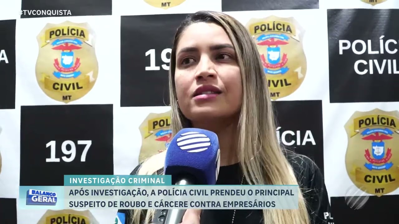 DERF prende principal suspeito de roubo violento em Lucas do Rio Verde