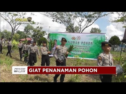PRESISI UPDATE : POLRES PENAJAM PASER UTARA GIAT PENANAMAN POHON 28/06/2024