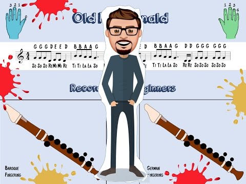 How To Play Recorder Songs (Old MacDonald)