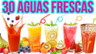 TOP 30 Recetas de AGUAS FRESCAS PARA NEGOCIOS RENTABLES CON POCO DINERO
