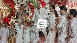 Kapil Sharma Funny While Posing with Krushna Abhishek and Kashmeera Shah at Arti Singh Wedding