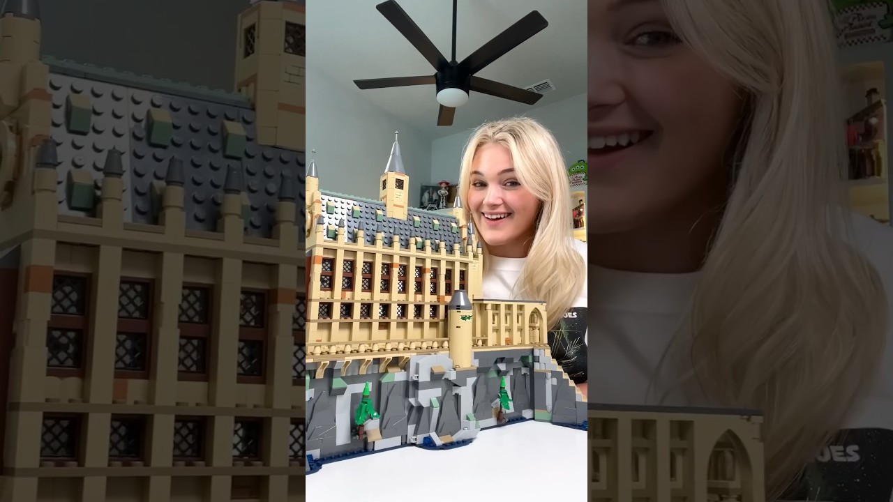 Building Lego Hogwarts #lego #legoharrypotter