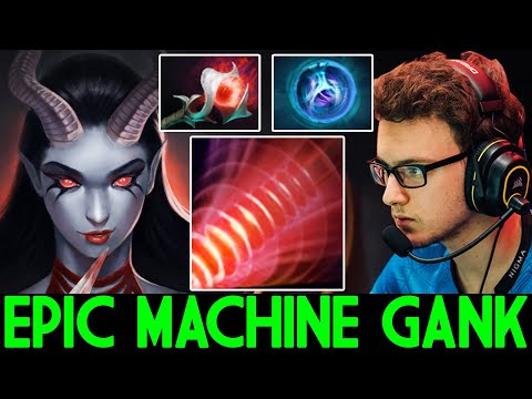 MIRACLE [Queen of Pain] Epic Machine Gank You Can't Escape 7.26 Dota 2