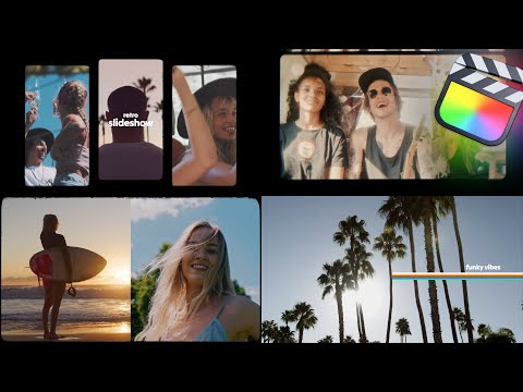 Retro Slideshow Modular Template for Final Cut Pro — MotionVFX