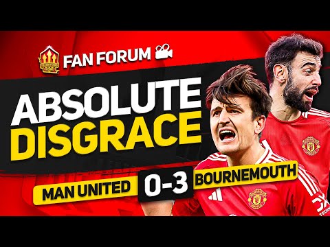 UNITED EMBARRASSED! MAN UNITED 0-3 BOURNEMOUTH! LIVE Fan's Forum