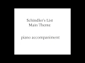 Schindlers List (part I) piano accompaniment