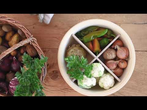 Denk Lagertopf mit Gemüse