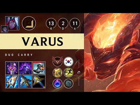 Varus ADC vs Aphelios - KR Grandmaster Patch 25.15