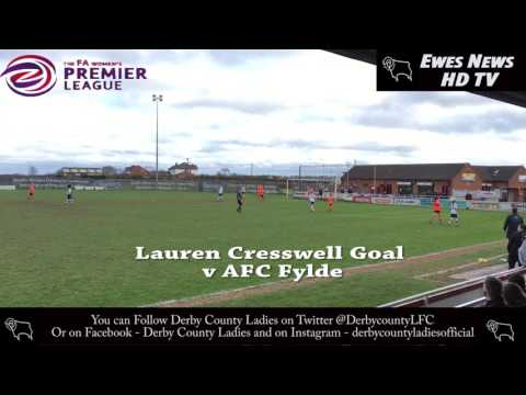 Lauren Cresswell's stunning strike v AFC Fylde