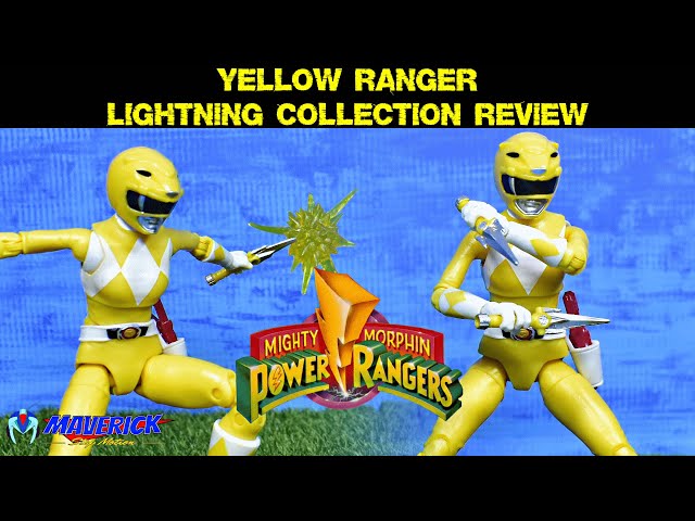 Vídeo relacionado con Power Rangers Mighty Morphin Auto-Morphin Yellow Ranger Figura de acción