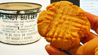 YA'LL REMEMBER THE 60 YEAR OLD COMMODITY PEANUT BUTTER COOKIE RECIPE FROM THE 60'S & 70'S! SO GOOD!