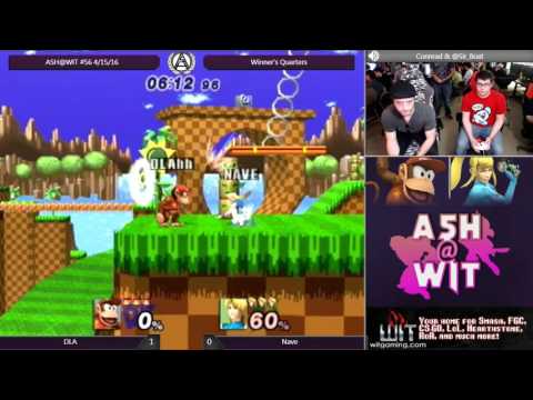 DLA (Diddy Kong) vs Nave (ZSS) - ASH@WIT #56 PM Winner's Quarters