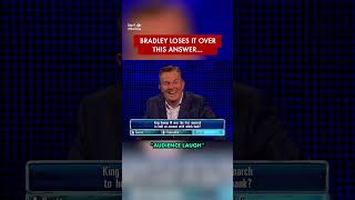 Bradley LOSES IT Over This Answer... 🤣 Vote for The Chase &amp; Beat The Chasers in the NTA's! 👈 #fyp