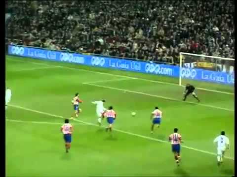 Figo vs Atletico Madrid 2002 goal