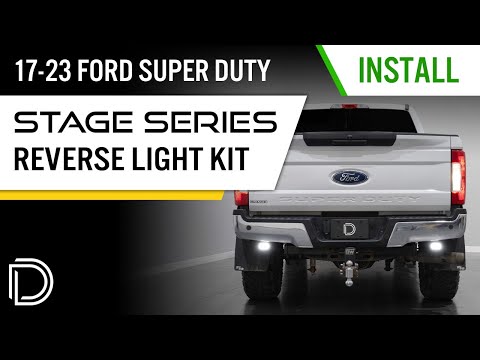 BRIGHT Backup Lights! 2017-2023 Ford Super Duty LED Reverse Light Kit Install | Diode Dynamics