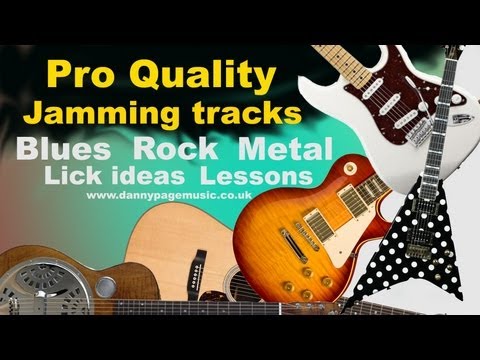ZZ Top style Southern blues backing track in B with lick ideas available.