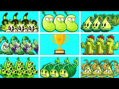 Tournament 16 Best OLD Plants *3 Battlez - Who Will Win? - Pvz 2 Plant vs Plant