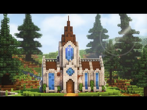 Minecraft: How to Build a Medieval Church Tutorial