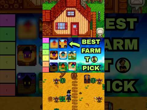 Stardew Valley Farms Ranked! Which farm to choose? #stardewvalley #stardew #stardewfarm