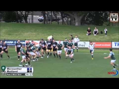 2014 NHRU Minor Semi Final Premier 2 Highlights - Merewether Carlton v Maitland