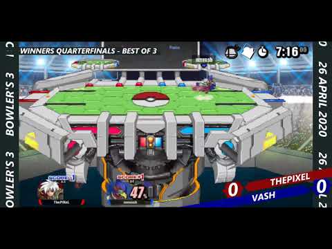 ThePiXeL (Isaac) vs Vash (Falco) - Winners Quarterfinals - Bowler's 3