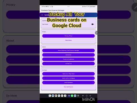 Business Card Scanner Manager