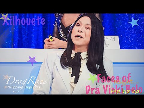 Faces of Dra Vicki Belo by Xilhouete in Snatch Game I Drag Race Philippines S1E6