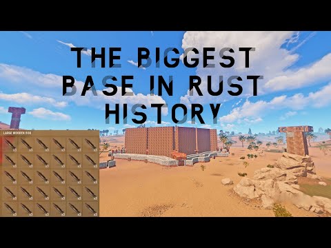 RUST | Throwing a BOX of ROCKETS at the BIGGEST BASE in RUST HISTORY | Rustafied Long | VANILLA