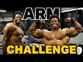 I didn't finish the Arm Challenge in 1 Hour, 16 total exercises 4 Supersets, 3 sets each superset