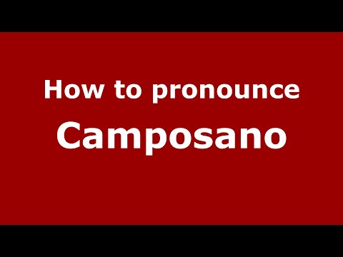How to pronounce Camposano (Mexico/Mexican Spanish) - PronounceNames.com