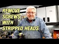 How To Remove A Stripped Screw 4 Different Ways