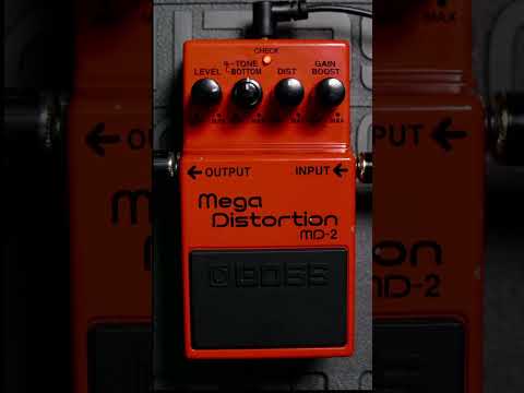 Boss MD-2 Mega Distortion (Silver Label) 2001 - Present - Red image 6