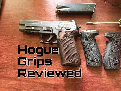 Honest Review: Hardwood Hogue Grips for the Sig P226 Mk25